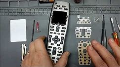How to Repair Buttons Logitech Harmony 600 650 665 700 OLD VIDEO (See Description)