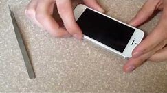 How to insert and remove a SIM card iphone 5 5c 5s