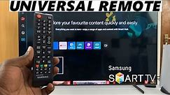 How To Connect Universal Samsung Remote To Samsung Smart TV