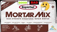Rapid Set Mortar Mix REVIEW! | Is This The BEST MIX For Precast CONCRETE COUNTERTOPS?