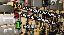 Old-school analog cable TV setup - Tour & Update