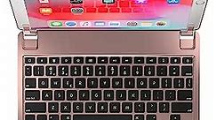 Brydge 10.5 Keyboard for iPad Air (2019) and iPad Pro 10.5 inch, Aluminum Bluetooth Keyboard with Backlit Keys (Rose Gold)