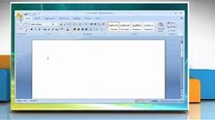 Microsoft® Word 2007: How to turn off or manage installed add-ins on Windows® Vista?