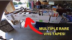 THOUSANDS OF DOLLARS IN VHS TAPES AT ONE YARD SALE!