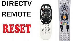 Direct tv remote reset