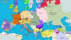1000 Years Time Lapse Map of Europe