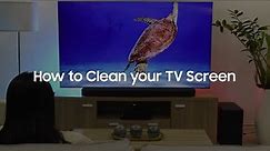 How to Clean your TV Screen