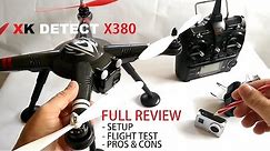 XK Detect X380 GPS QuadCopter Drone Full Review - [Setup, Flight Test, Pros & Cons]