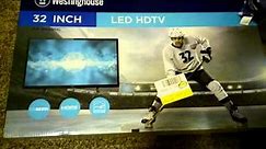 Westinghouse 32inch hd tv unboxing