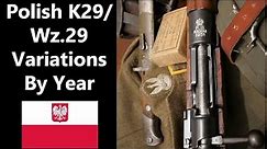 Polish Mauser K29 and Wz29 Variations By Year