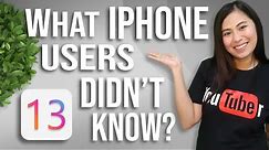 Hidden Features of iPhone 11, Pro, Pro Max - Tips and Tricks 2020