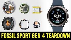 Fossil sport gen 4 smartwatch teardown | Battery replacement | Disassembly