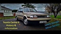 Toyota Carina II (Corona) T150 History and information : John's Garage