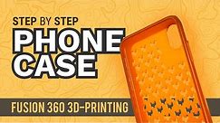 How to 3D Model an iPhone X Phone Case - Learn Autodesk Fusion 360 in 30 Days: Day #10