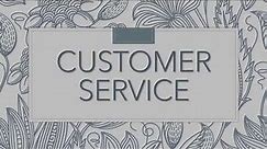 Customer service PPT