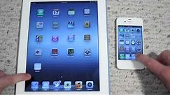Speed Test: iPad 3 vs. iPhone 4S (A5x vs. A5)