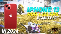 IPHONE 13 PUBG BGMI TEST WITH HDR EXTREME [4K] 🔥 IPHONE 13 DETAILED GAMING REVIEW IN 2024
