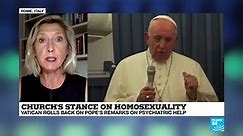 Vatican removes Pope’s remarks on psychiatric help for gay children