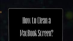 Learn how to clean a MacBook screen safely in under 1 minute!!
