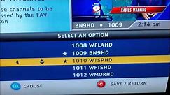 How to Setup favorite channels on Cable Box