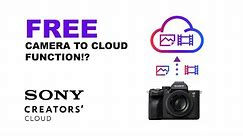 FREE Camera to Cloud Function SONY FX3/A7SIII*