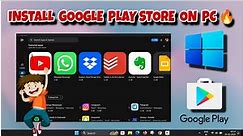 How To Easily Install Google Play Store in Windows 11 PC/Laptop - 2024 | Run Android Apps And Games