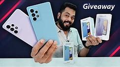 Samsung Galaxy A52 Unboxing & First Impressions | Galaxy A72 | Giveaway⚡90Hz AMOLED,OIS, IP67 & More