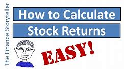 How to calculate stock returns