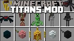 Minecraft MOB TITANS MOD / MAKE ANY MOB GIANT AND FIGHT THE TITANS!! Minecraft