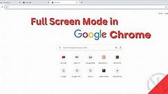 How to Make Google Chrome Full Screen on Laptop | Google Chrome Full Screen Settings