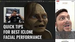 Quick Tips for the Best Facial Animation Performance with iPhone Mocap