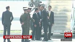 President Obama arrives in Japan