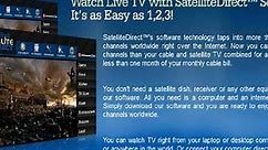 Satellite Direct 3500 HD Channels On Your Computer ( How to Watch Live TV On PC )