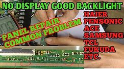 Haier 32 LED TV NO DISPLAY WITH GOOD BACKLIGHT EASY REPAIR