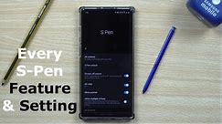 Every S-Pen Feature and Setting - Galaxy Note 10 Series
