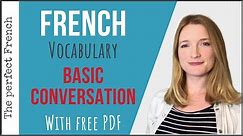 French Basic conversation & greetings - French basics for beginners (with free PDF)