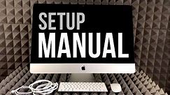 27-inch iMac with 5K display - 2019 - SetUp Manual Guide
