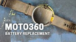 Moto360 (Gen 1) Battery Replacement - The slightly easier safer way