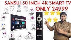 sansui 50 inch 4k smart tv | sansui jsw50asuhd review | sansui 50 inch 4k smart tv unboxing