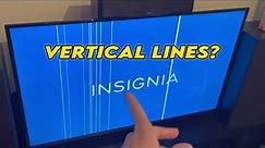How to Fix Insignia TV Screen With Vertical Lines