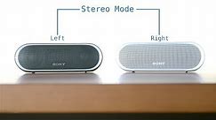 How to: Set Stereo Pairing on Sony Speakers With Sound Demo