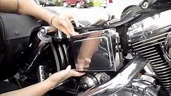 How to remove battery cover from a Harley Davidson / how to remove battery Dyna