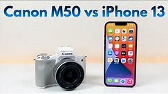 Canon M50 vs iPhone 13 - Who Will Win? (Photo/Video Quality Comparison)