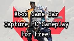 XBOX Game Bar - How To Capture PC Gameplay 60FPS (Xbox Game Bar Windows 10) Free Software
