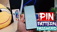 How To Set PIN Pattern Password in Samsung Galaxy A21s