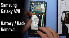 Samsung Galaxy A90 , Back Cover removal and Battery Replacement