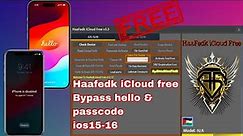 [NEW😱🔥]Haafedk iCloud free bypass tool for hello & passcode bypass full tutorial