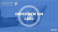 Order New Sim Card