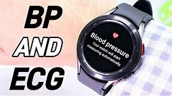 Samsung Galaxy Watch 4 How To Enable BP AND ECG?