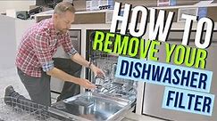 How To Remove Your KitchenAid Dishwasher Filter KDTE204KPSS